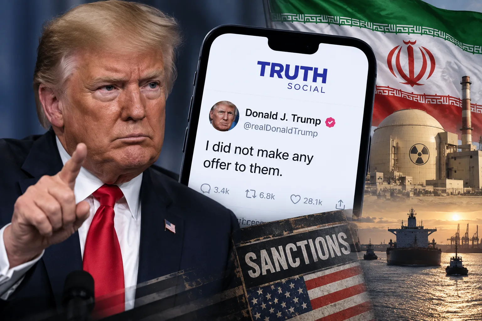 Ираны эсрэг хориг сулруулах асуудлыг Трамп үгүйсгэв
