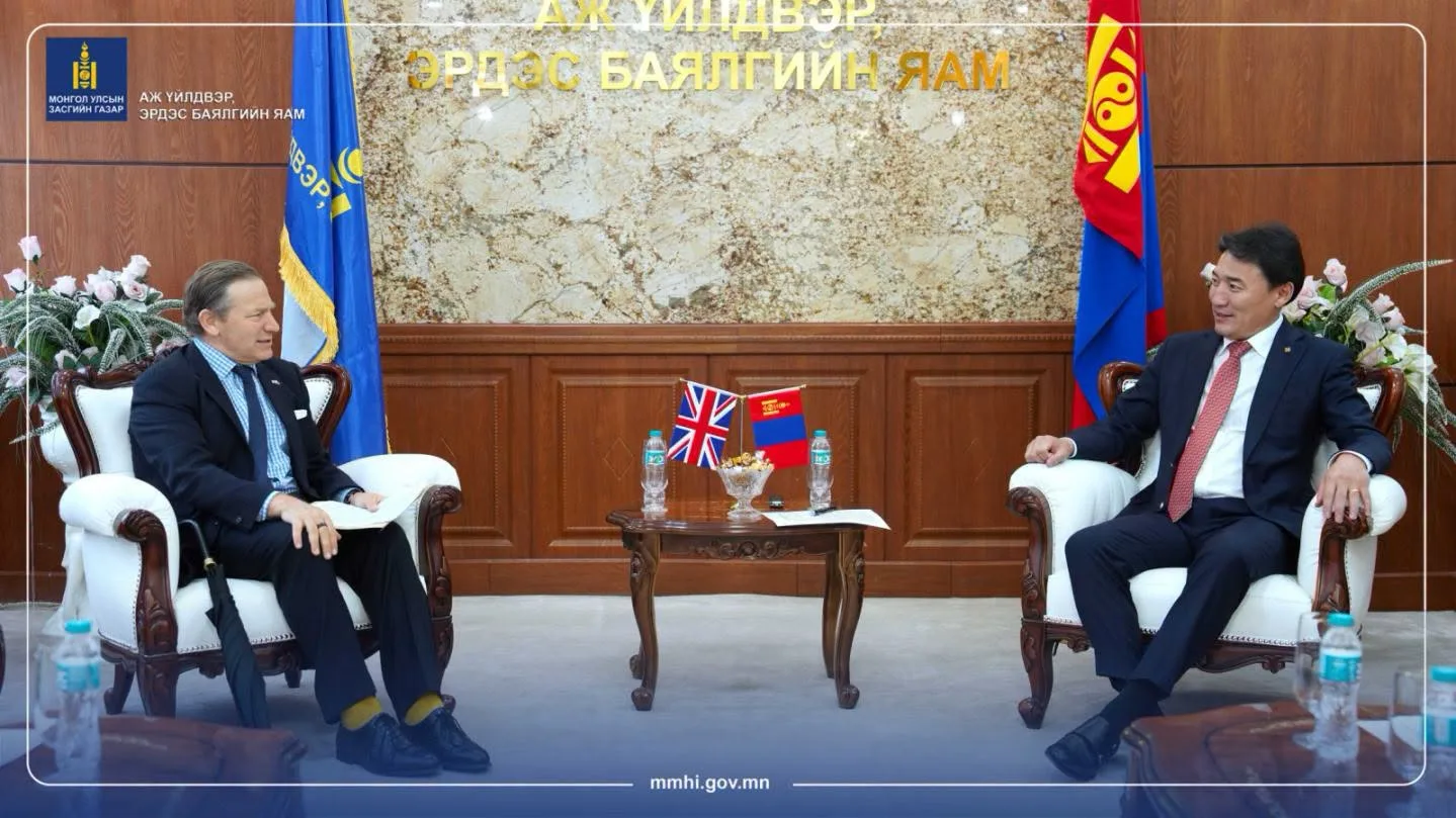 Уул уурхайн салбарт хамтын ажиллагааг өргөжүүлэх чиглэлээр ИБУИНХУ-ын элчин сайд Эдвин Самуэлтэй санал солилцлоо