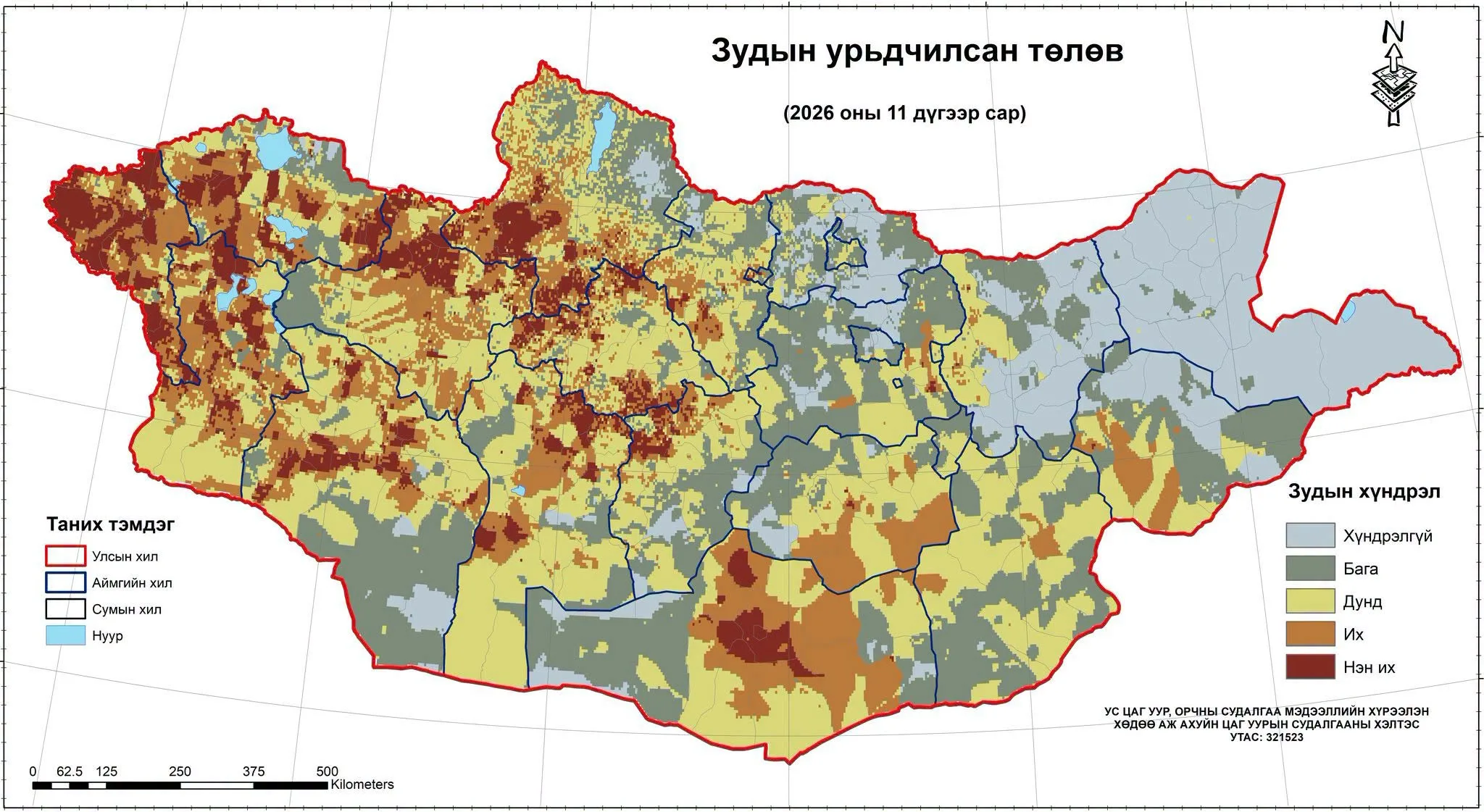 Зудын урьдчилсан төлөв гарлаа