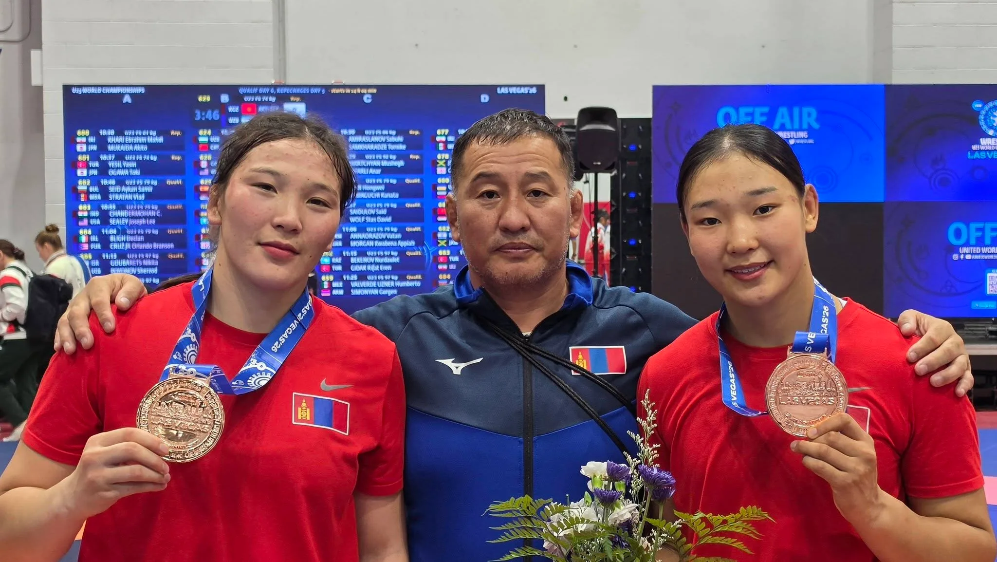 U23 хүртэлх насны залуучуудын ДАШТ-ээс Н.Нархажид, Э.Одгэрэл нар хүрэл медаль хүртлээ