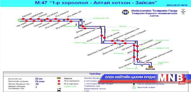 Автобусны шинэ чиглэл нээлээ
