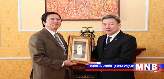 Вьетнамын элчин сайдыг хүлээн авч уулзлаа