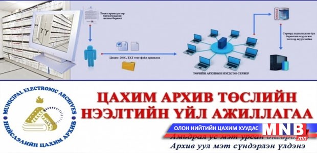 Цаасан баримтыг цахим хэлбэрт шилжүүлж эхэллээ