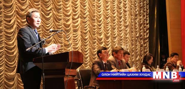Minister L.Bold works in Bayan-Ulgii aimag