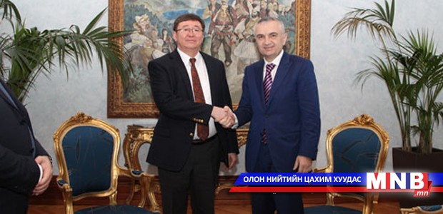 Deputy minister D.Gankhuyag visits Albania