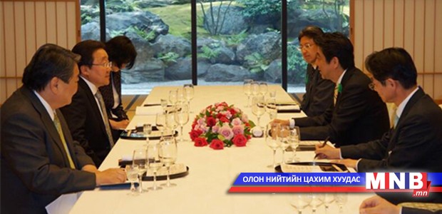 President Elbegdorj Met With the Prime Minister of Japan
