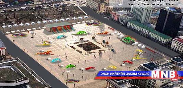 Хүүхдийн баяраар Чингисийн талбайг 12 жилээр гоёно