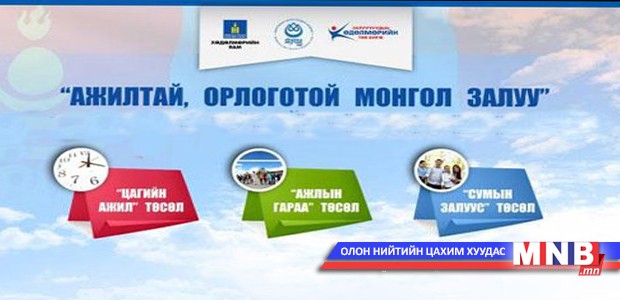 “Ажлын гараа” төслийн залуус орон нутгийг зорино