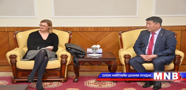 Д.Батцогт НҮБ-ын Хүн амын сангийн зөвлөхийг хүлээн авч уулзав