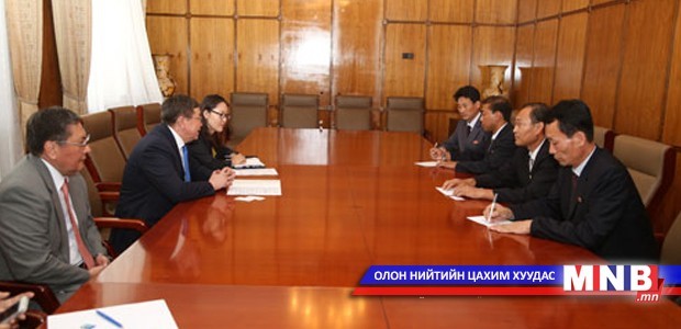 DPRK Delegtion visiting Mongolia