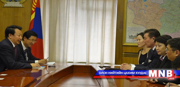 Шадар сайд Ван Зюнь тэргүүтэй төлөөлөгчдийг хүлээн авч уулзав