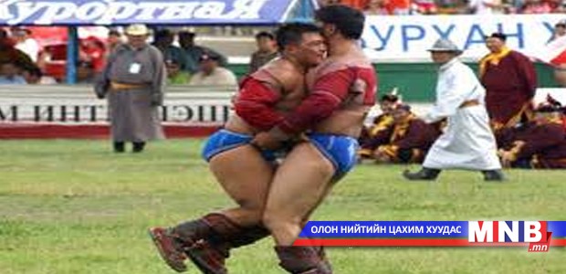 Хүчит бөхийн барилдааны хоёрын даваа эхэллээ