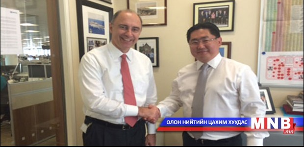 Chief executive officer of Mongolian stock exchange D.Angar paid a working visit to London