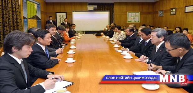Японы Парламентын төлөөлөгчдийг хүлээн авч уулзав