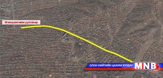 Хувьсгалчдын гудамжинд долоо хоног зам хаана