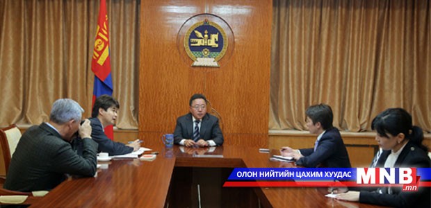 Ерөнхийлөгч Ц.Элбэгдорж “Киодо Цушин” агентлагийн сэтгүүлчдэд ярилцлага өглөө