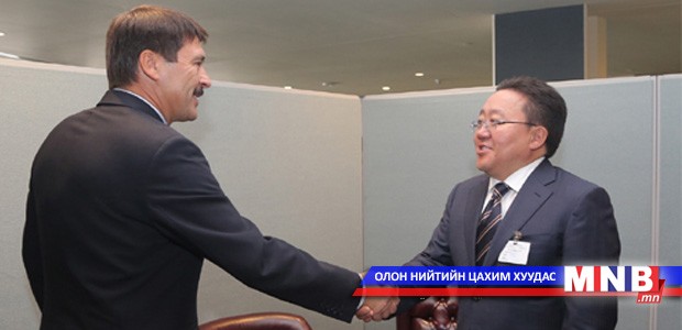 Монгол Улсын Ерөнхийлөгч Унгар, Эстонийн Ерөнхийлөгч нартай уулзлаа