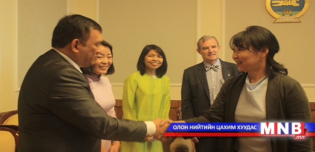Азийн парламентчдын форумын дэд захирал тэргүүтэй төлөөлөгчидтэй уулзав