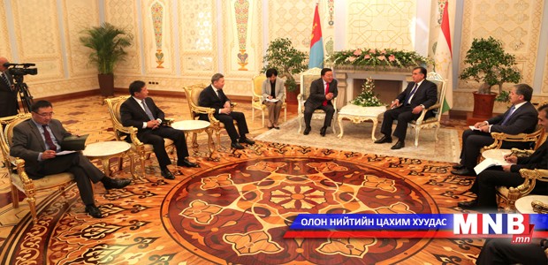Ерөнхийлөгч Ц.Элбэгдорж Бүгд Найрамдах Тажикистан улсад хүрэлцэн очлоо