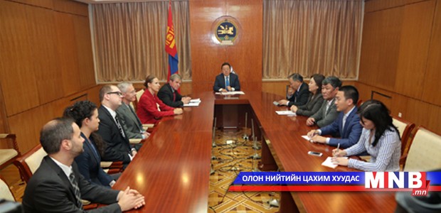President Elbegdorj Received Representatives from the Massachusetts Institute of Technology
