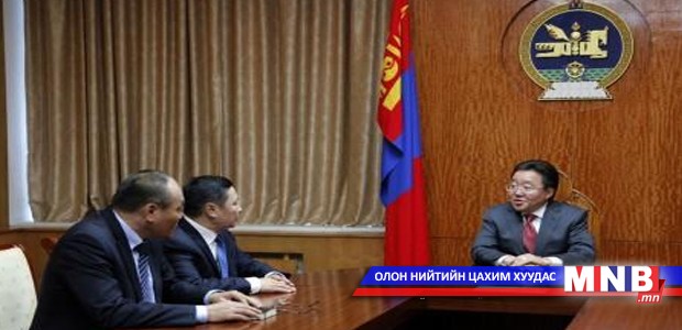 АН-ын бүлэг Ерөнхийлөгчтэй уулзаж байна