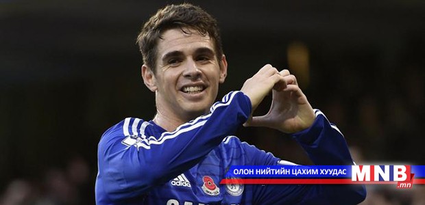 "Челси" Бразил хагас хамгаалагч Оскартай гэрээгээ сунгалаа