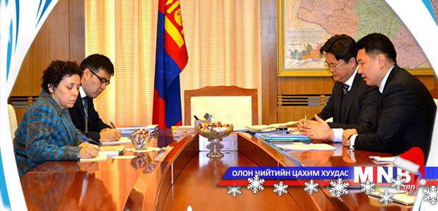 НҮБ-ын Суурин зохицуулагчийг хүлээн авч уулзав