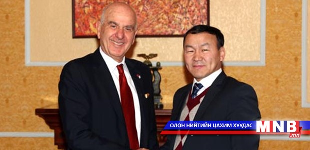 Израиль улсын элчин сайдыг хүлээн авч уулзав