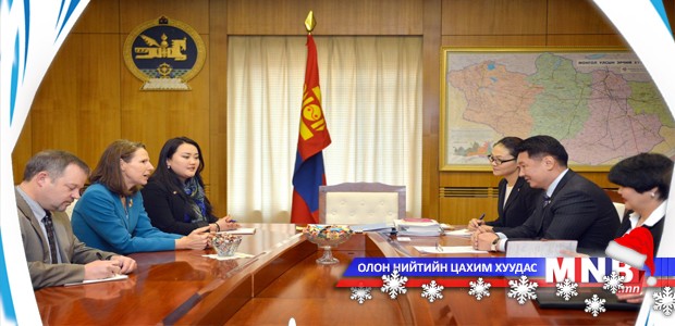 АНУ-аас Монгол Улсад суугаа Элчин сайдыг хүлээн авч уулзав