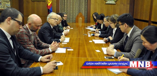 Chief of Staff P.Tsagaan Meets Member of German Bundestag Manfred Grund