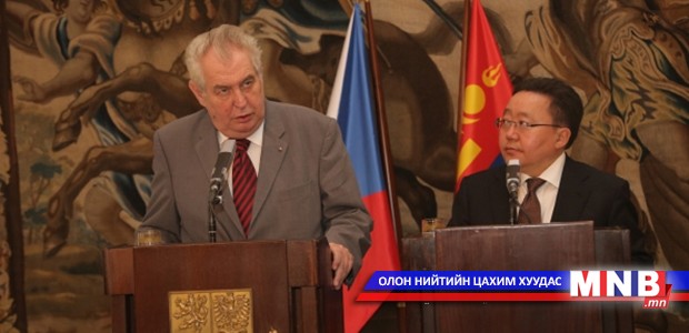 Ц.Элбэгдорж: Чехийн Ерөнхийлөгчийн зүгээс Монголд хөрөнгө оруулалт хийх сонирхолтой 40 гаруй компанийн нэрсийг өгсөн