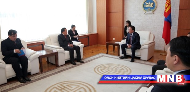 President Receives Ambassador of Laos to Mongolia