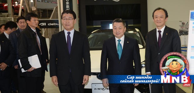 Speaker visit Toyota Mirai Exhibition Hall