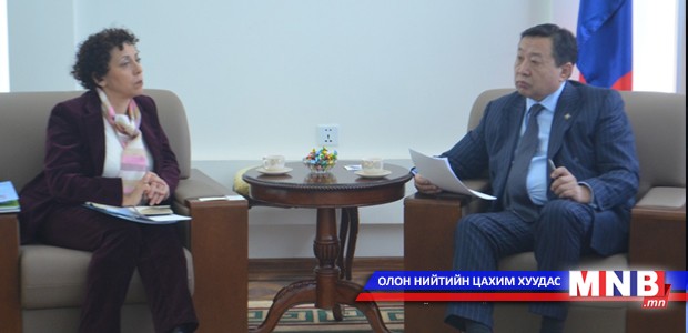 НҮБ-ын Суурин төлөөлөгчийг хүлээн авч уулзлаа