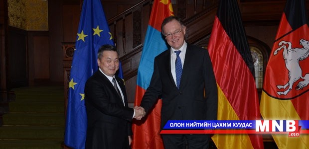 УИХ-ын дарга З.Энхболд ХБНГУ-ын Доод Саксон мужийн Ерөнхий Сайд Ш.Вайлтай уулзалт хийв