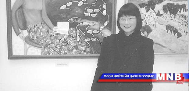 Л.Өлзийтөгс “Толинд туссан будда” номоо нөхөртөө зориулан бичжээ