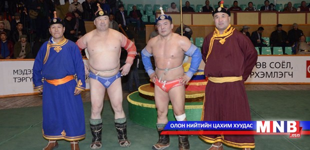 Ахмад бөхчүүдийн барилдаанд улсын начин Б.Адъяахүү түрүүллээ