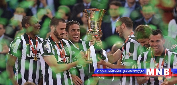 "Ювентүс" 20 жилийн дараа Италын цомд түрүүллээ