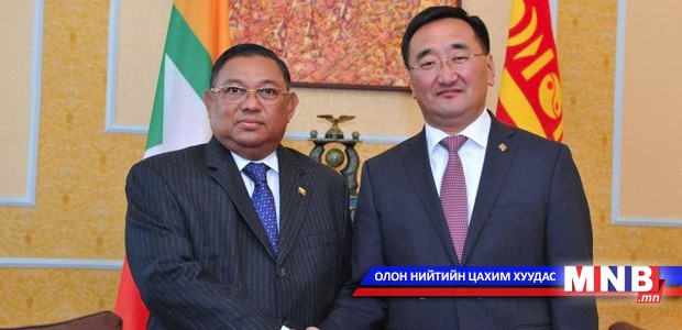 Л.Пүрэвсүрэн, Вунна Маун Лвин нар мэдээлэл хийлээ