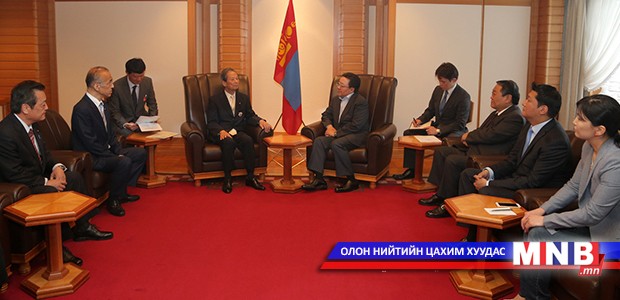 Ерөнхийлөгч Ц.Элбэгдоржид Япон Улсын Парламентын Зөвлөхүүдийн танхим дахь Япон, Монголын найрамдлын бүлгийн дарга С.Эда бараалхав