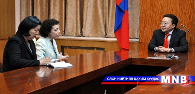 Ерөнхийлөгч НҮБ-ын суурин төлөөлөгчийг хүлээн авч уулзав