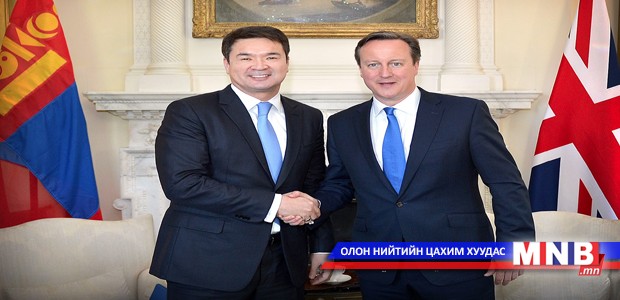 Ерөнхий сайд Ч.Сайханбилэг Дэвид Камеронтой уулзав