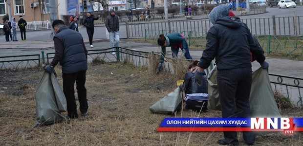 Туул голын эрэг дагуу цэвэрлэгээ хийв