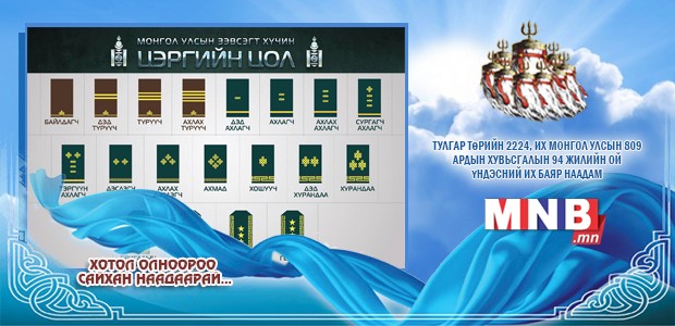 Шинээр гурван Бригадын генерал цолтон төрлөө