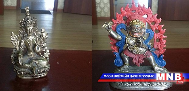 Хулгайд алдагдсан бурхадыг олжээ