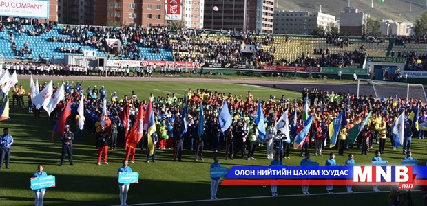 Монголын хүүхдийн спортын V их наадмын нээлтийн үйл ажиллагаа /2015.09.12/