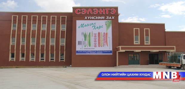 Сэлэнгийн ногоочид “Сэлэнгэ хүнсний худалдааны төв”-д төвлөрнө