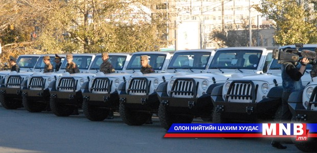 АНУ-ын Засгийн газраас батлан хамгаалах салбарт 35 машин тусламжаар өглөө