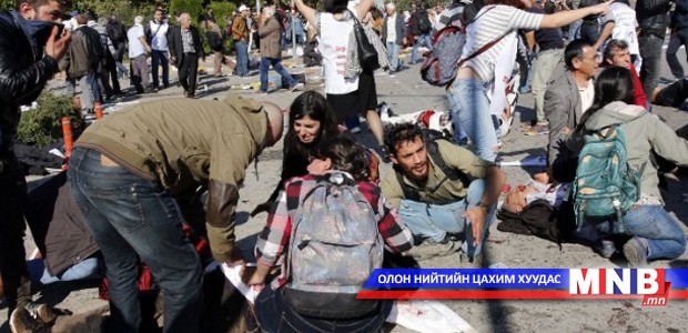 Туркийн нийслэлд хүчтэй дэлбэрэлт боллоо