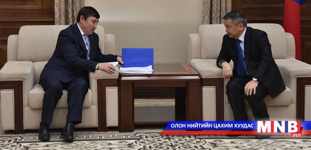 Сонгуулийн хуулийн төслийг өргөн барилаа